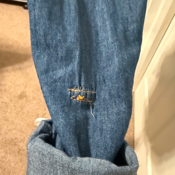 Ladies denim style chambray top - Picture 5 of 6